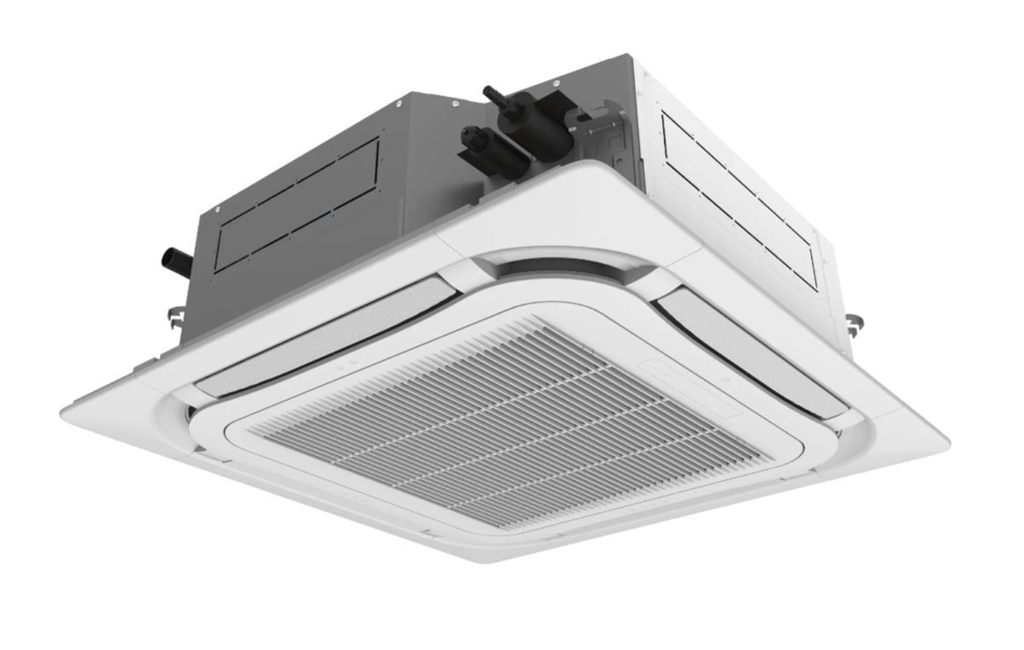 Cassette 8 voies RAC 90x90 R32 blanc 7.0 kW exclus panneau TF06 ( Inclus contrôle IR)