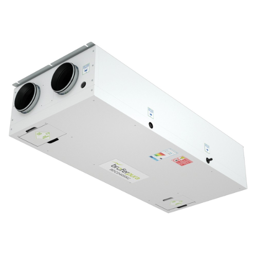 [RDCD40SKCBE] VMC double-flux résidentielle - plafonnier - 350m³/h - 100 Pa avec batterie électrique 1.5kW embarquée 