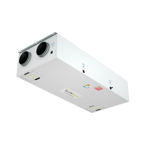 [RDCD40BSKC] VMC double-flux résidentielle - plafonnier - 350 m³/h - 100 Pa (retour gauche)